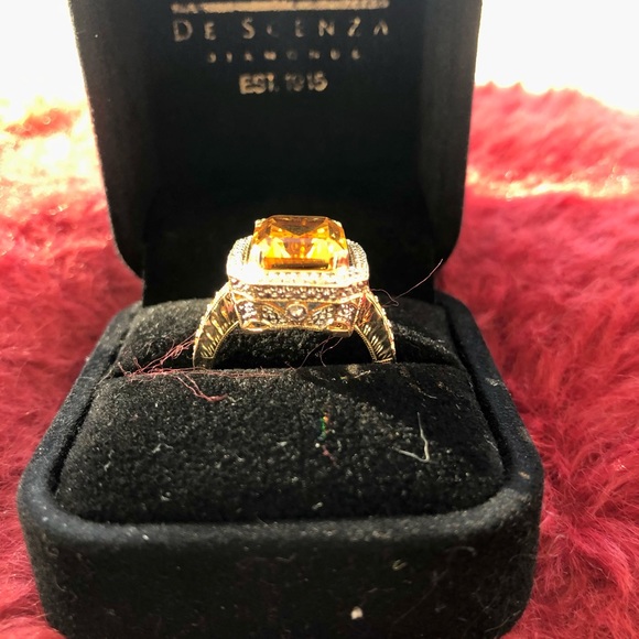 Citrine Diamond ring!!! - Picture 4 of 6